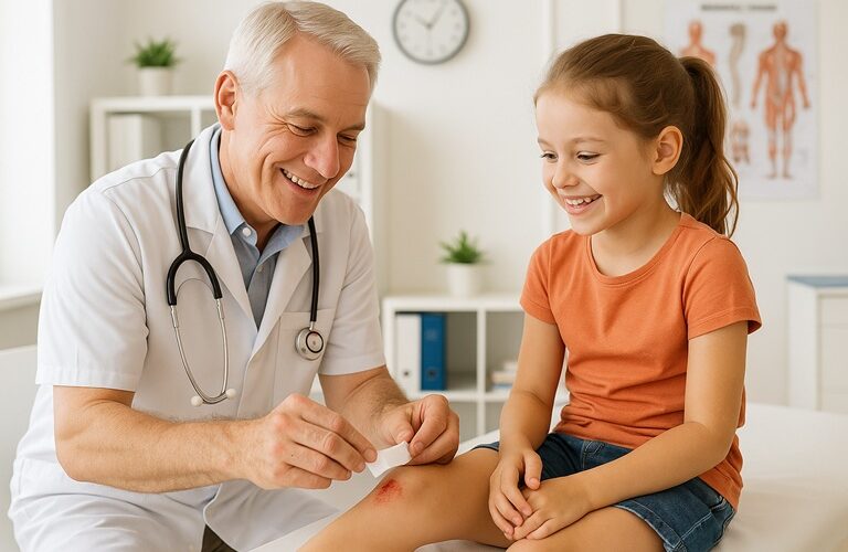 Behandlung von Verletzungen